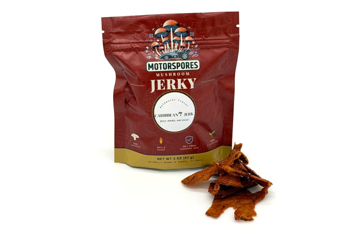 Oyster Mushroom Jerky — Caribbean Jerk