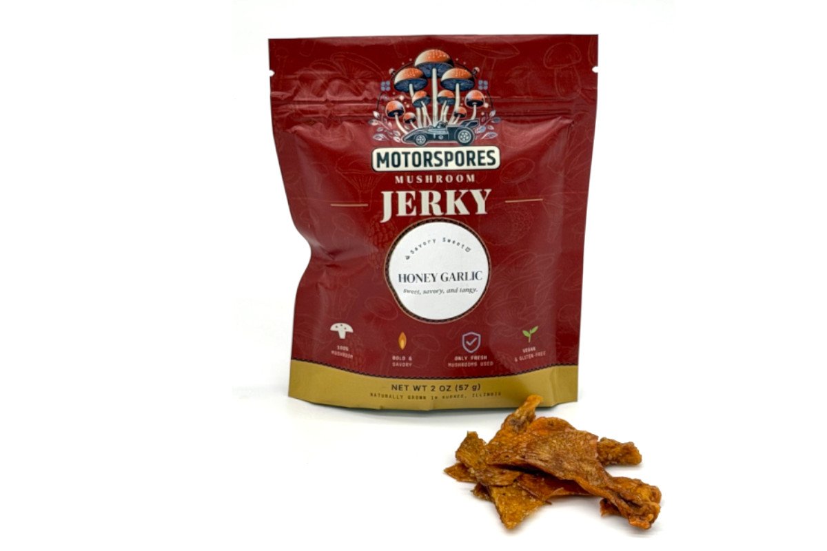 Pink Oyster Mushroom Jerky